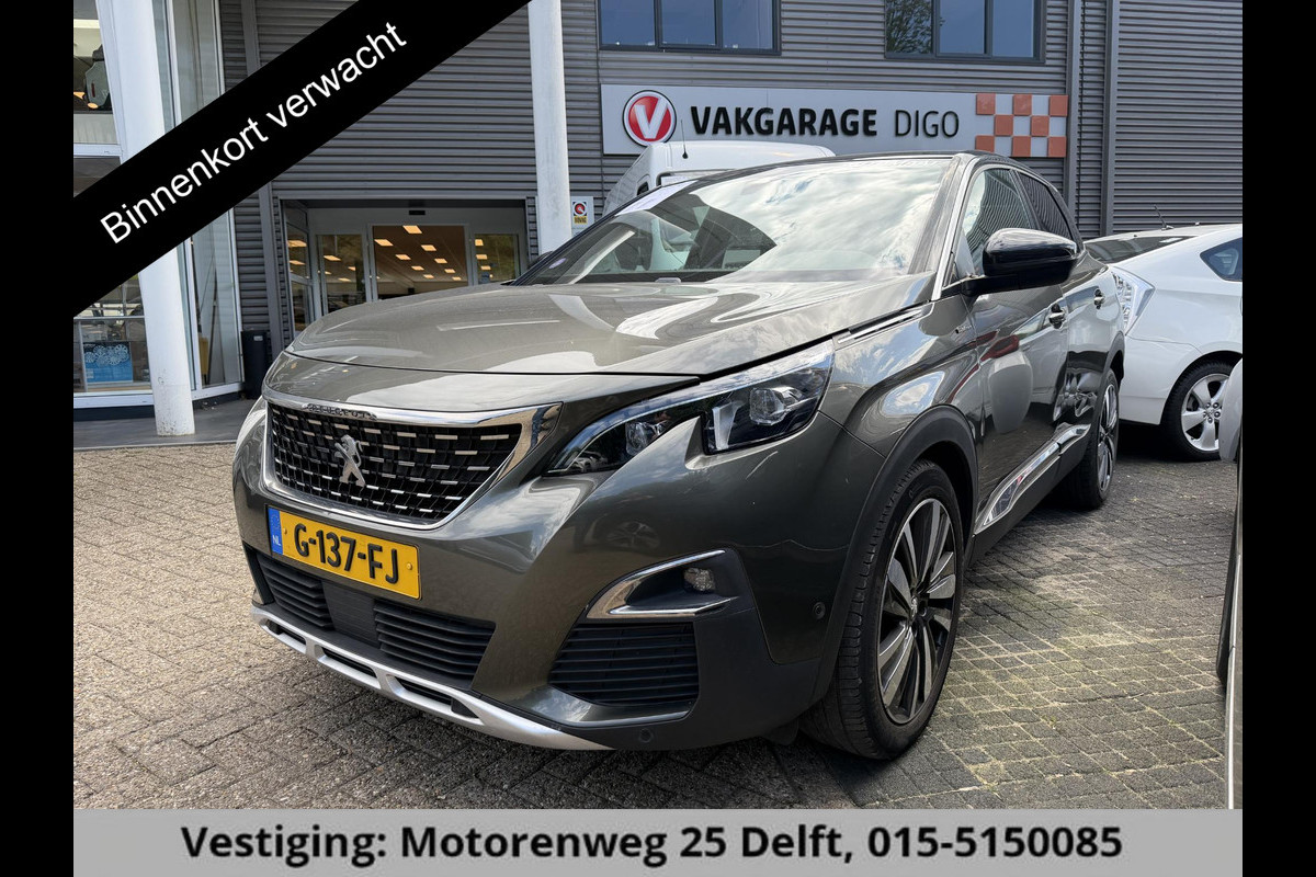 Peugeot 3008 1.6 GT-LINE 180 PK AUTOMAAT GARANTIE 9-2029* TREKHAAK.NAVI.LEDER ETC