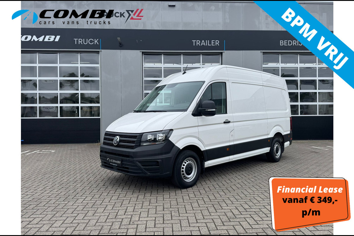 Volkswagen Crafter 35 2.0 TDI L3H3 > BPM Vrij/Trekhaak/parkeersensoren...