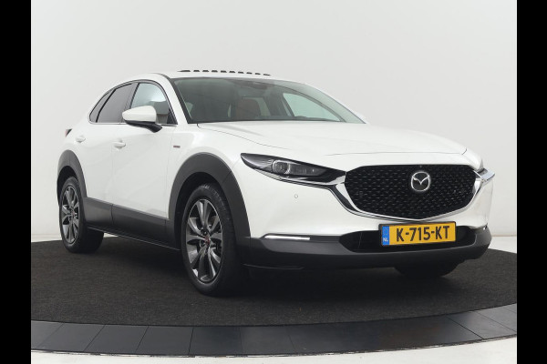 Mazda CX-30 2.0 e-SkyActiv-X M Hybrid 100th Anniversary Edition | Schuifdak | Leder | Trekhaak | 360 Camera | Stoelverwarming | Carplay | Adaptive cruise | Keyless | Head-Up | Bose Sound | Full LED