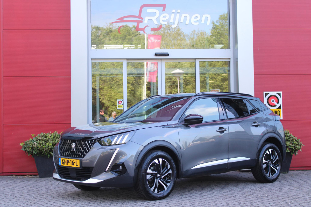 Peugeot 2008 1.2 130PK GT | NAVIGATIE 10" TOUCHSCREEN | APPLE CARPLAY/ANDROID AUTO | CRUISE CONTROL | ACHTERUITRIJ CAMERA | DODEHOEK BEWAKING | FULL LED KOPLAMPEN | 3-D INSTRUMENTENPANEEL | DAB+ RADIO | LICHTMETALEN VELGEN 17" |