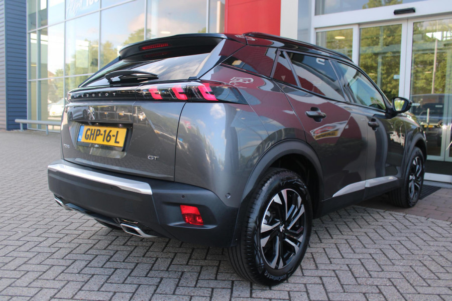 Peugeot 2008 1.2 130PK GT | NAVIGATIE 10" TOUCHSCREEN | APPLE CARPLAY/ANDROID AUTO | CRUISE CONTROL | ACHTERUITRIJ CAMERA | DODEHOEK BEWAKING | FULL LED KOPLAMPEN | 3-D INSTRUMENTENPANEEL | DAB+ RADIO | LICHTMETALEN VELGEN 17" |