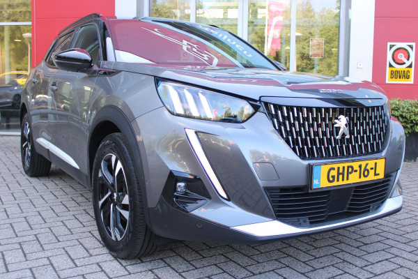 Peugeot 2008 1.2 130PK GT | NAVIGATIE 10" TOUCHSCREEN | APPLE CARPLAY/ANDROID AUTO | CRUISE CONTROL | ACHTERUITRIJ CAMERA | DODEHOEK BEWAKING | FULL LED KOPLAMPEN | 3-D INSTRUMENTENPANEEL | DAB+ RADIO | LICHTMETALEN VELGEN 17" |