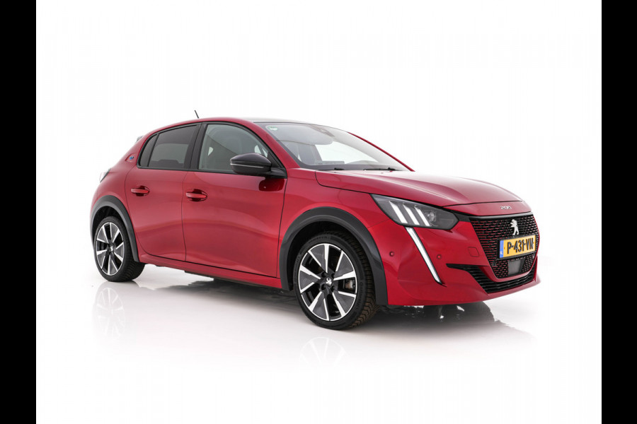 Peugeot e-208 EV GT Pack 50 kWh [ 3-Fase-11kW ] {SOH-88%] (INCL-BTW) *HEATPUMP | FULL-LED | DIGI-COCKPIT | BLINDSPOT | CAMERA | LEATHER-ALCANTARA | AMBIENTLIGHT | NAVI-FULLMAP | LANE-ASSIST | KEYLESS | DAB | CCS-FASTLOADER | HEATED-SPORTSEATS | PRIV