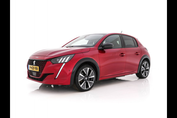 Peugeot e-208 EV GT Pack 50 kWh [ 3-Fase-11kW ] {SOH-88%] (INCL-BTW) *HEATPUMP | FULL-LED | DIGI-COCKPIT | BLINDSPOT | CAMERA | LEATHER-ALCANTARA | AMBIENTLIGHT | NAVI-FULLMAP | LANE-ASSIST | KEYLESS | DAB | CCS-FASTLOADER | HEATED-SPORTSEATS | PRIV