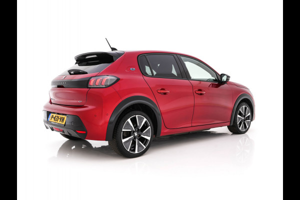 Peugeot e-208 EV GT Pack 50 kWh [ 3-Fase-11kW ] {SOH-88%] (INCL-BTW) *HEATPUMP | FULL-LED | DIGI-COCKPIT | BLINDSPOT | CAMERA | LEATHER-ALCANTARA | AMBIENTLIGHT | NAVI-FULLMAP | LANE-ASSIST | KEYLESS | DAB | CCS-FASTLOADER | HEATED-SPORTSEATS | PRIV
