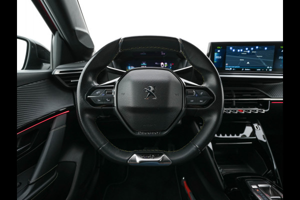 Peugeot e-208 EV GT Pack 50 kWh [ 3-Fase-11kW ] {SOH-88%] (INCL-BTW) *HEATPUMP | FULL-LED | DIGI-COCKPIT | BLINDSPOT | CAMERA | LEATHER-ALCANTARA | AMBIENTLIGHT | NAVI-FULLMAP | LANE-ASSIST | KEYLESS | DAB | CCS-FASTLOADER | HEATED-SPORTSEATS | PRIV