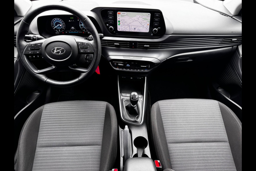 Hyundai i20 1.0 T-GDI Comfort Smart | 100 PK | Camera | Stoel + Stuurverwarming | Climate Control | Navigatie by App