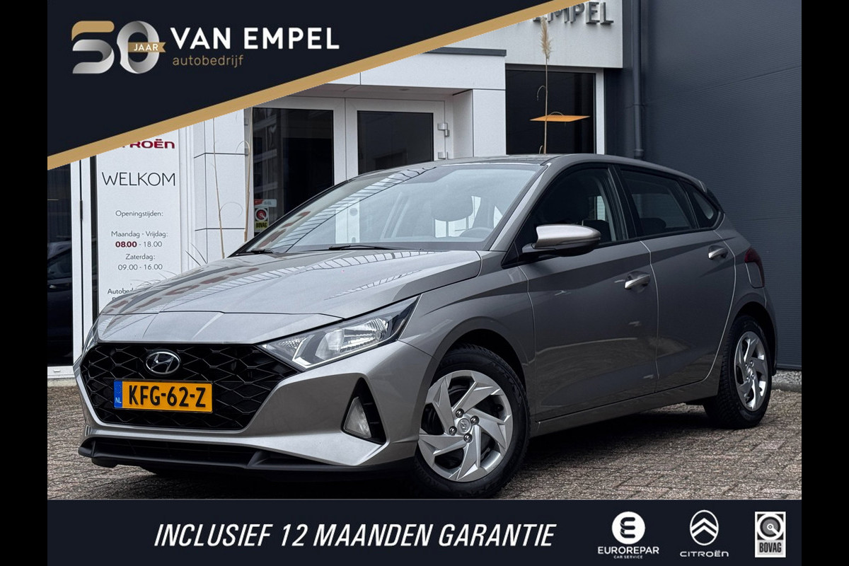 Hyundai i20 1.0 T-GDI Comfort | Camera | Navi By App | Stoel + Stuurverwarming | DAB | Cruise Control