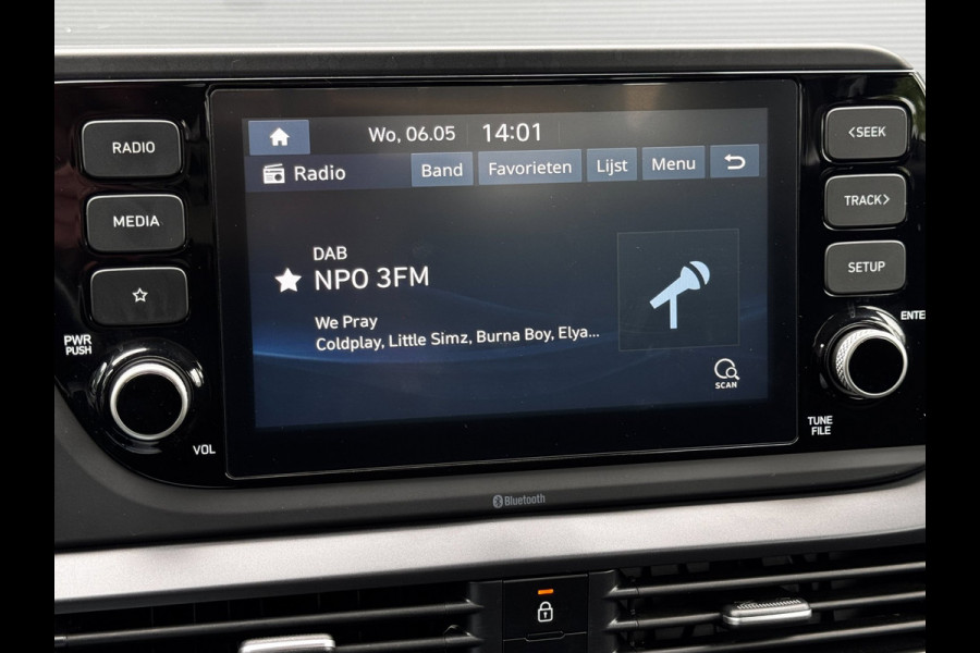 Hyundai i20 1.0 T-GDI Comfort | Camera | Navi By App | Stoel + Stuurverwarming | DAB | Cruise Control