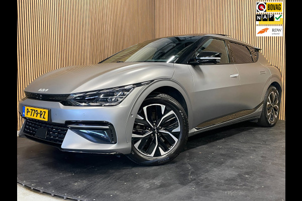 Kia Ev6 GT-Line 77.4 kWh|100% SOH|FULL OPTION|AFN. TREKHAAK|PANO|STOELVERW+VENT|STUURVERW.|360+3D CAMERA|CARPLAY|INCL.BTW|1e EIG.|