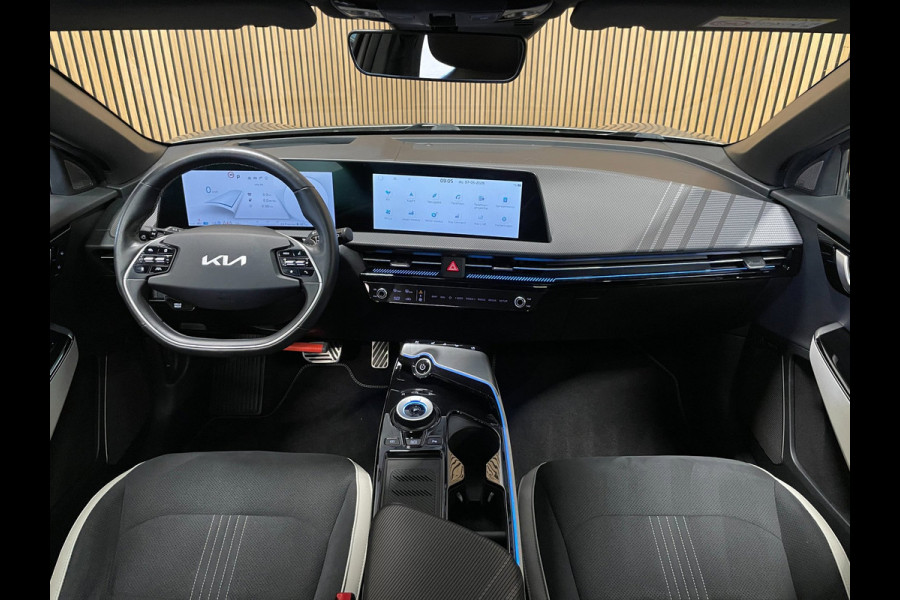Kia Ev6 GT-Line 77.4 kWh|100% SOH|FULL OPTION|AFN. TREKHAAK|PANO|STOELVERW+VENT|STUURVERW.|360+3D CAMERA|CARPLAY|INCL.BTW|1e EIG.|