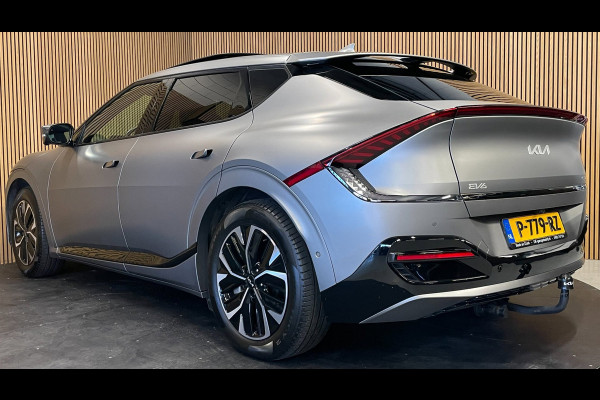 Kia Ev6 GT-Line 77.4 kWh|100% SOH|FULL OPTION|AFN. TREKHAAK|PANO|STOELVERW+VENT|STUURVERW.|360+3D CAMERA|CARPLAY|INCL.BTW|1e EIG.|