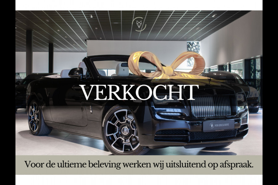 Rolls-Royce Dawn 6.6 V12 Black Badge|Bespoke interior|Carbon|Bespoke audio|HUD|Keyless|20"|Adaptive LED