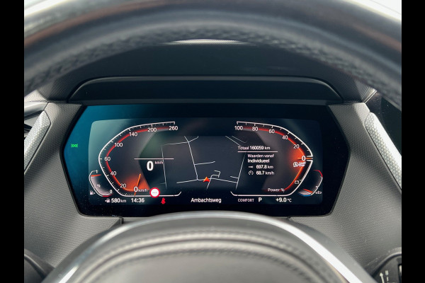 BMW 1-serie BWJ 2021 | 118i 136PK High Ex. AUTOMAAT | LEER | M-PAKKET | CLIMA | NAVI | SPORTSTOELEN | 18'' LMV | STOELVERW | CARPLAY |