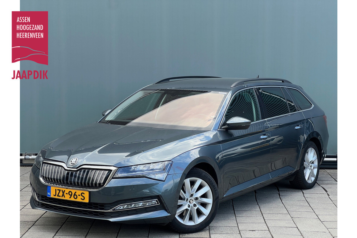 Škoda Superb Combi BWJ 12-2020 | 1.4TSI iV 218PK SPORT BUS. AUTOMAAT | CLIMA | STOELVERW | SPORTSTOELEN | PRIVACY GLASS | CARPLAY | NAVI | CAMERA A |