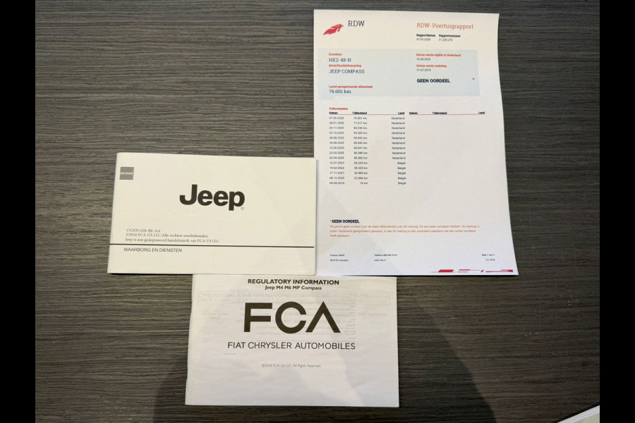 Jeep Compass 1.4 MultiAir Down Town special edition, 1/2 lederen sportinterieur, vele opties, achteruitrijcamera, afn. Trekhaak