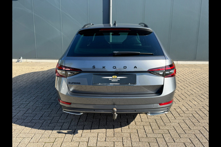 Škoda Superb Combi 1.5 TSI Sportline * Sideassistent * Memory * Trekhaak * Achterbank verwarmd *