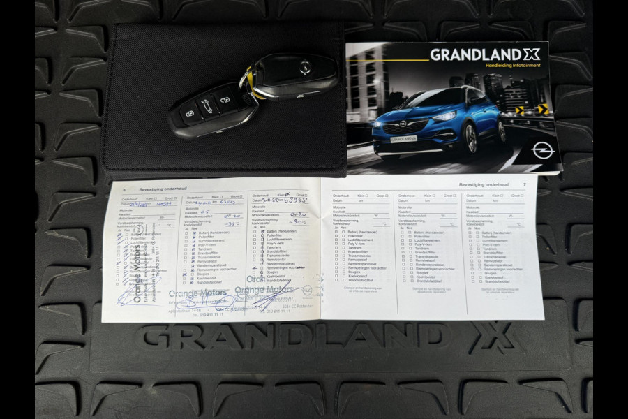 Opel Grandland X 1.2 Turbo Ultimate Navi|Camera|Carplay|Clima|Stoelverw V+A|Cruise|D-riem v.v in 2025|Trekhaak|N.A.P|APK tot 05-2027