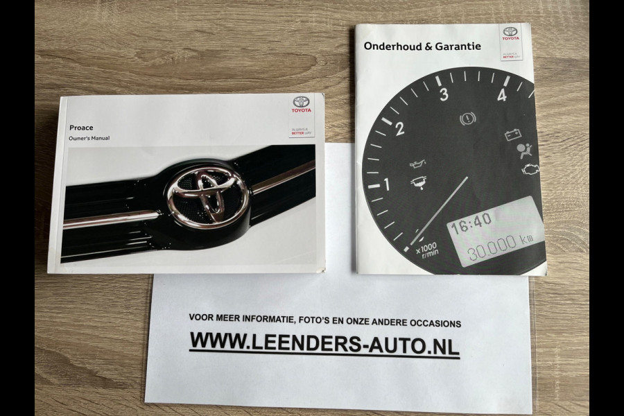 Toyota ProAce Worker L3H1 2.0 D-4D 122pk euro6 Cool Comfort Long 3Persoons Imperiaal Inrichting Trekhaak 2500kg RIJKLAARPRIJS