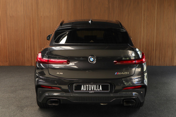BMW X4 M40i HUD Panodak 360° Harman K Leer ACC Navi Keyless Entry & Go Elektr. uitklapbare trekhaak Elektr. bedienbare achterklep Memory seats Climate voor & achter PDC Zwarte hemelbekleding 21 inch LM v