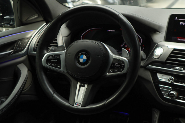 BMW X4 M40i HUD Panodak 360° Harman K Leer ACC Navi Keyless Entry & Go Elektr. uitklapbare trekhaak Elektr. bedienbare achterklep Memory seats Climate voor & achter PDC Zwarte hemelbekleding 21 inch LM v