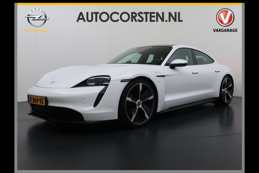 Porsche Taycan Panoramadak Sport chrono pakket Adaptieve luchtvering Bose®-Audio Apple Carplay Android Auto Navi Ecc Camera Pdc Comfortstoelen Stoelverwarming Elek.Achterklep Lmv Led Elek.Stoelen DAB Lane Change Assist ParkAssistent SOH 90% 1e Eigenaar Origineel Nederlandse Auto