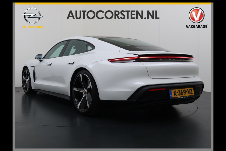 Porsche Taycan Panoramadak Sport chrono pakket Adaptieve luchtvering Bose®-Audio Apple Carplay Android Auto Navi Ecc Camera Pdc Comfortstoelen Stoelverwarming Elek.Achterklep Lmv Led Elek.Stoelen DAB Lane Change Assist ParkAssistent SOH 90% 1e Eigenaar Origineel Nederlandse Auto