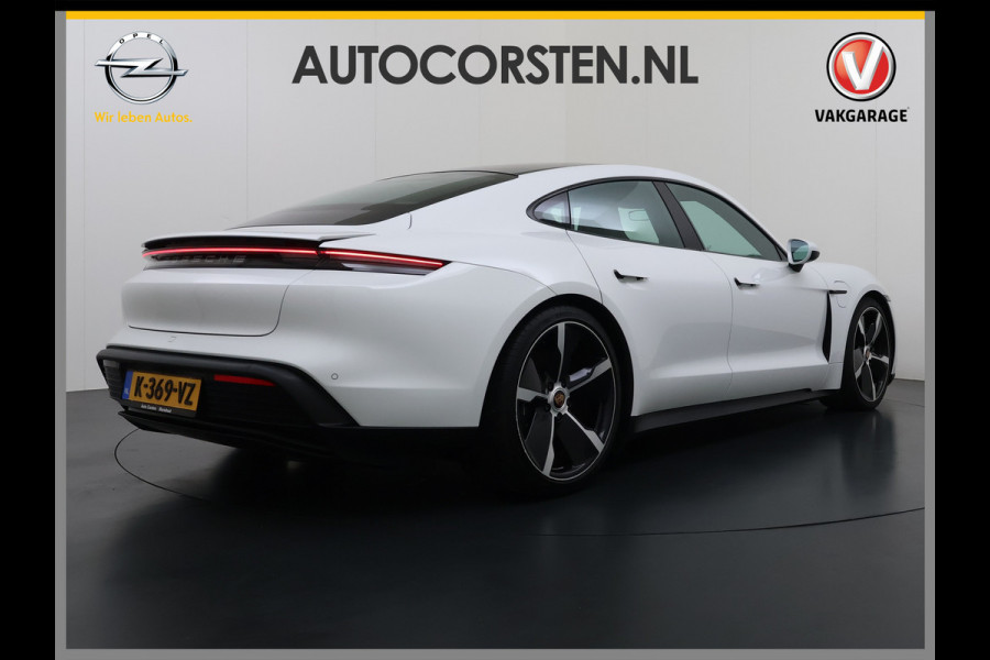 Porsche Taycan Panoramadak Sport chrono pakket Adaptieve luchtvering Bose®-Audio Apple Carplay Android Auto Navi Ecc Camera Pdc Comfortstoelen Stoelverwarming Elek.Achterklep Lmv Led Elek.Stoelen DAB Lane Change Assist ParkAssistent SOH 90% 1e Eigenaar Origineel Nederlandse Auto