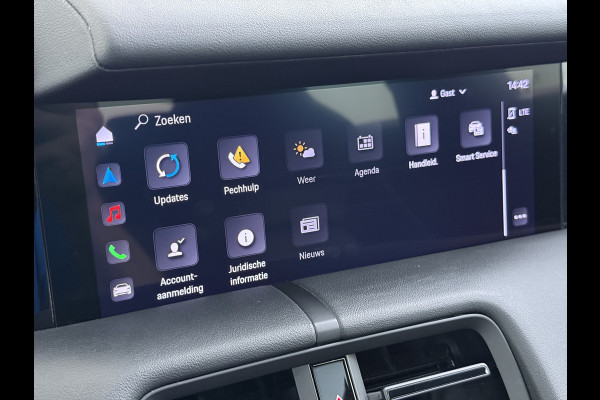 Porsche Taycan Panoramadak Sport chrono pakket Adaptieve luchtvering Bose®-Audio Apple Carplay Android Auto Navi Ecc Camera Pdc Comfortstoelen Stoelverwarming Elek.Achterklep Lmv Led Elek.Stoelen DAB Lane Change Assist ParkAssistent SOH 90% 1e Eigenaar Origineel Nederlandse Auto