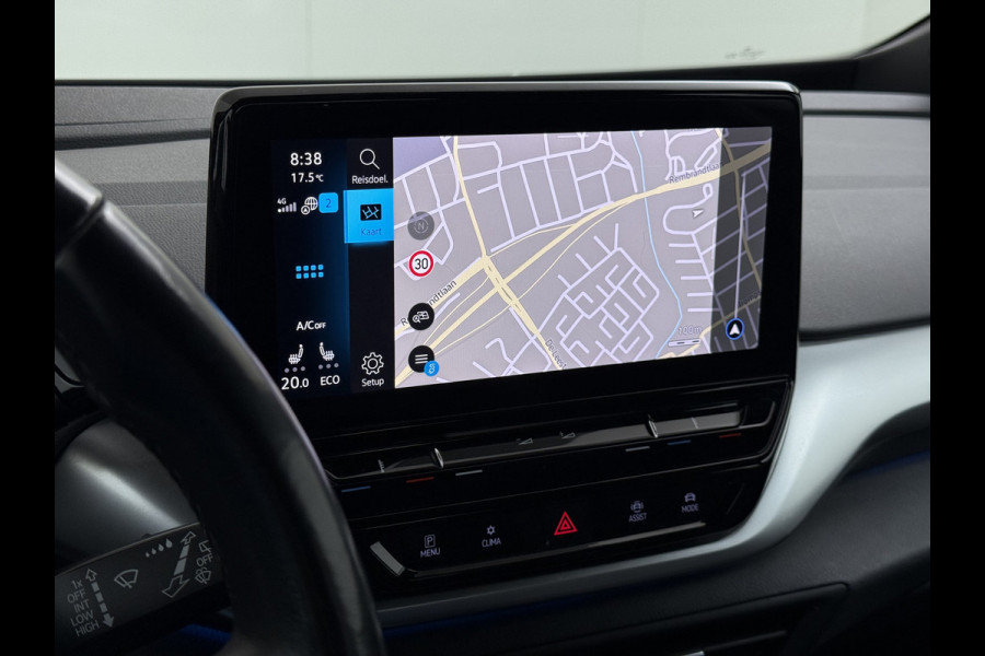 Volkswagen ID.4 Pro 82kWh SOH 92% Warmtepomp Adap.Cruise Navi Ecc Apple Carplay Android Auto Stoelverwarming Lmv Led Isofix Voorruitverwarming Bluetooth Rijstrooksensor WiFi 1e Eigenaar Origineel Nederlandse Auto