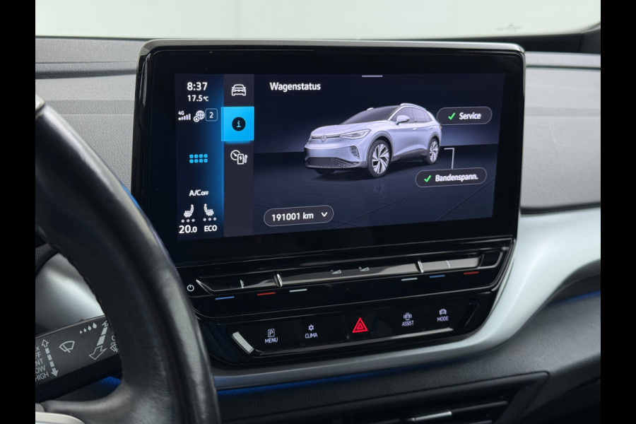Volkswagen ID.4 Pro 82kWh SOH 92% Warmtepomp Adap.Cruise Navi Ecc Apple Carplay Android Auto Stoelverwarming Lmv Led Isofix Voorruitverwarming Bluetooth Rijstrooksensor WiFi 1e Eigenaar Origineel Nederlandse Auto
