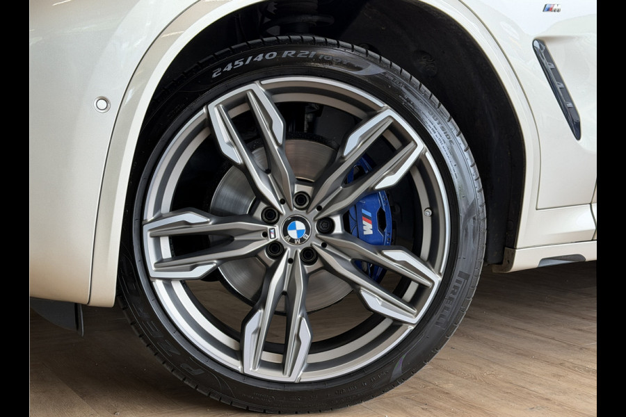 BMW X3 M40i xDrive High Executive M Sport Groot Navi | H&K | Pano | 21" | LED | HUD | Camera |