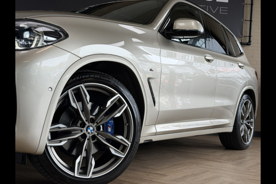 BMW X3 M40i xDrive High Executive M Sport Groot Navi | H&K | Pano | 21" | LED | HUD | Camera |