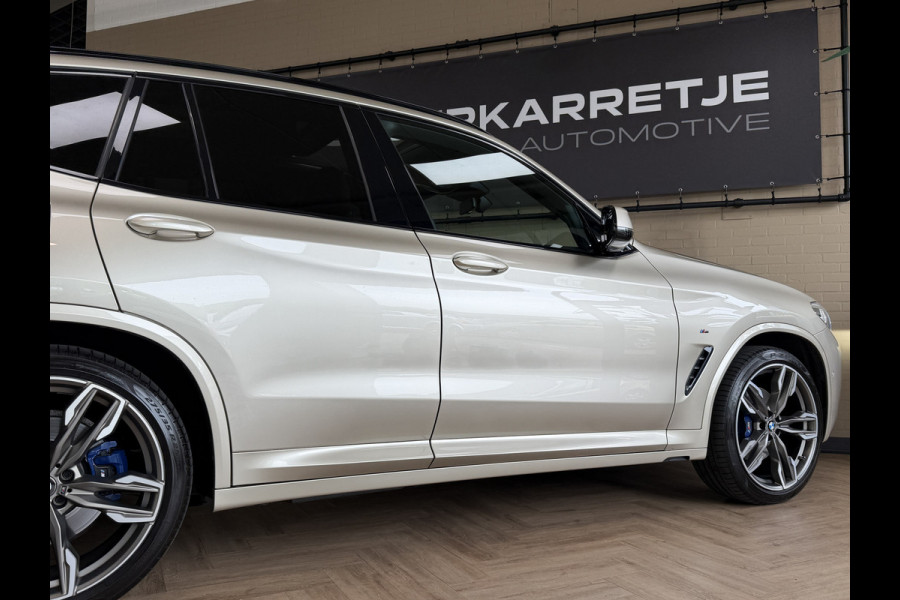 BMW X3 M40i xDrive High Executive M Sport Groot Navi | H&K | Pano | 21" | LED | HUD | Camera |