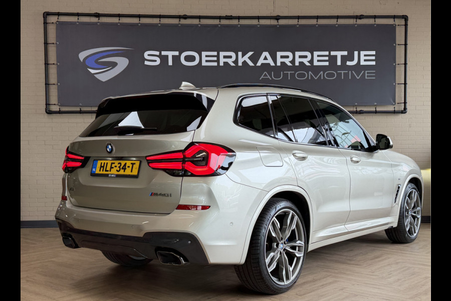 BMW X3 M40i xDrive High Executive M Sport Groot Navi | H&K | Pano | 21" | LED | HUD | Camera |