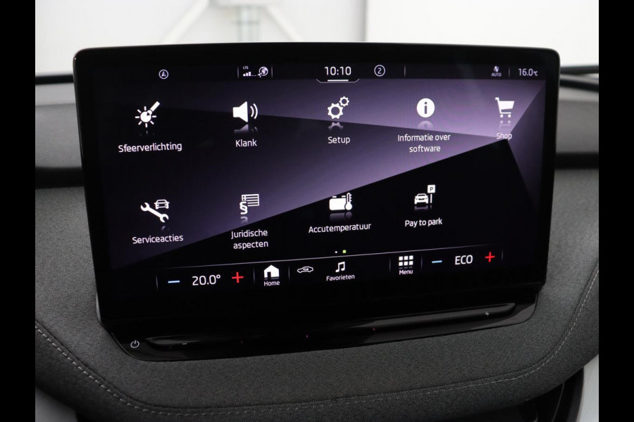 Škoda ENYAQ iV 60 | SOH 91,6% | Trekhaak | Half leder | Carplay | Navigatie | Full LED | 19'' | Cruise control | Sfeerverlichting | Parkeerhulp | Climate control