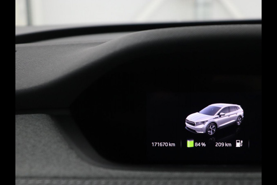 Škoda ENYAQ iV 60 | SOH 91,6% | Trekhaak | Half leder | Carplay | Navigatie | Full LED | 19'' | Cruise control | Sfeerverlichting | Parkeerhulp | Climate control