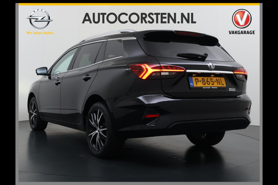 MG Mg5 electric Luxury 50kWh SOH 87% Leder+Verwarmd Adap.Cruise 360°Camera Navi Ecc Apple Carpay Android Auto Pdc Led Elek.Stoel Privacy Glas Lmv 17" DAB Isofix Origineel Nederlandse Auto