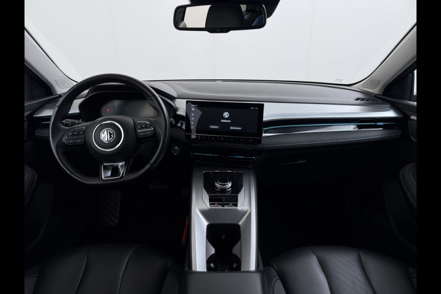 MG Mg5 electric Luxury 50kWh SOH 87% Leder+Verwarmd Adap.Cruise 360°Camera Navi Ecc Apple Carpay Android Auto Pdc Led Elek.Stoel Privacy Glas Lmv 17" DAB Isofix Origineel Nederlandse Auto