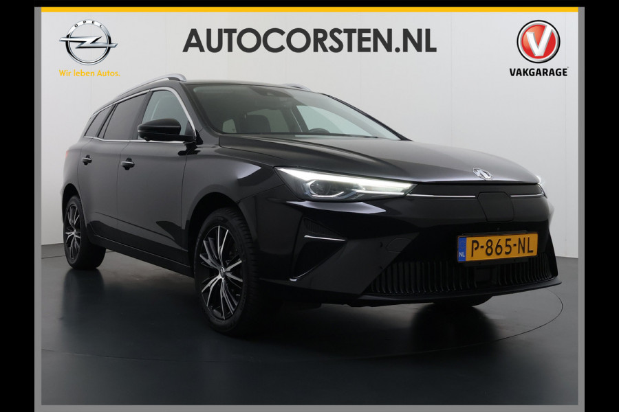 MG Mg5 electric Luxury 50kWh SOH 87% Leder+Verwarmd Adap.Cruise 360°Camera Navi Ecc Apple Carpay Android Auto Pdc Led Elek.Stoel Privacy Glas Lmv 17" DAB Isofix Origineel Nederlandse Auto