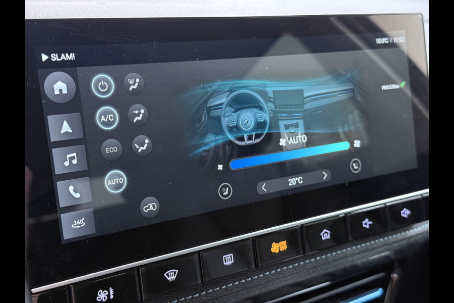 MG Mg5 electric Luxury 50kWh SOH 87% Leder+Verwarmd Adap.Cruise 360°Camera Navi Ecc Apple Carpay Android Auto Pdc Led Elek.Stoel Privacy Glas Lmv 17" DAB Isofix Origineel Nederlandse Auto