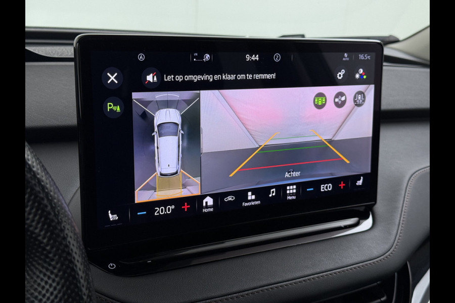 Škoda ENYAQ iV 80 Warmtepomp Trekhaak Leder Adap.Demping Panoramadak Head-Up 360°Camera Navi 3-Zone Ecc Apple Carplay Android Auto Pdc Stoel+Achterbankverwarming Led-Matrix Lmv 21" Elek.Achterklep Memory 1.000KG Trekgewicht Dealeronderhouden Zeer Compleet