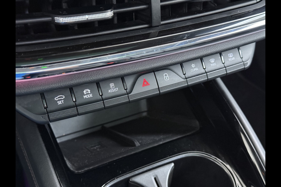 Škoda ENYAQ iV 80 Warmtepomp Trekhaak Leder Adap.Demping Panoramadak Head-Up 360°Camera Navi 3-Zone Ecc Apple Carplay Android Auto Pdc Stoel+Achterbankverwarming Led-Matrix Lmv 21" Elek.Achterklep Memory 1.000KG Trekgewicht Dealeronderhouden Zeer Compleet