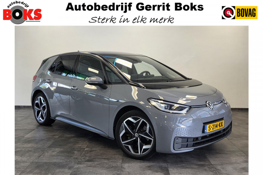 Volkswagen ID.3 PRO 150 KW 204pk Pro 58 kWh Head Up Glazen dak Stoelverwarming