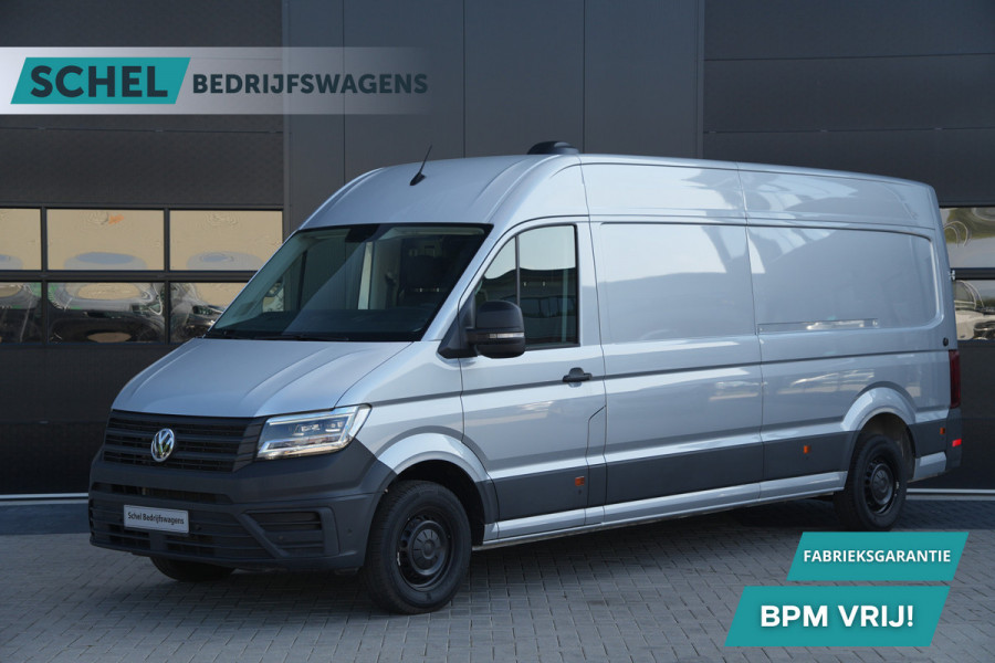 Volkswagen Crafter 35 2.0 TDI L4H3 140pk Automaat - ACC - LED - Geveerde Stoel - Carplay - Camera - Betimmering - Rijklaar