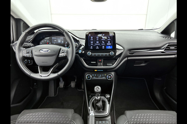 Ford Fiesta 1.0 EcoBoost Titanium (NAVIGATIE, CARPLAY, STUURBEDIENING, LM VELGEN., 1e EIGENAAR, DEALER ONDERHOUDEN)