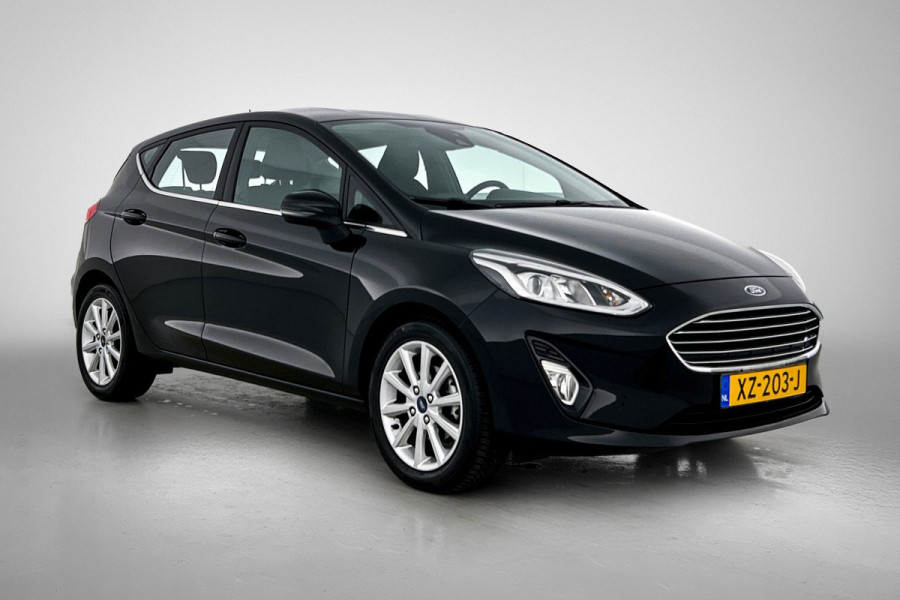 Ford Fiesta 1.0 EcoBoost Titanium (NAVIGATIE, CARPLAY, STUURBEDIENING, LM VELGEN., 1e EIGENAAR, DEALER ONDERHOUDEN)