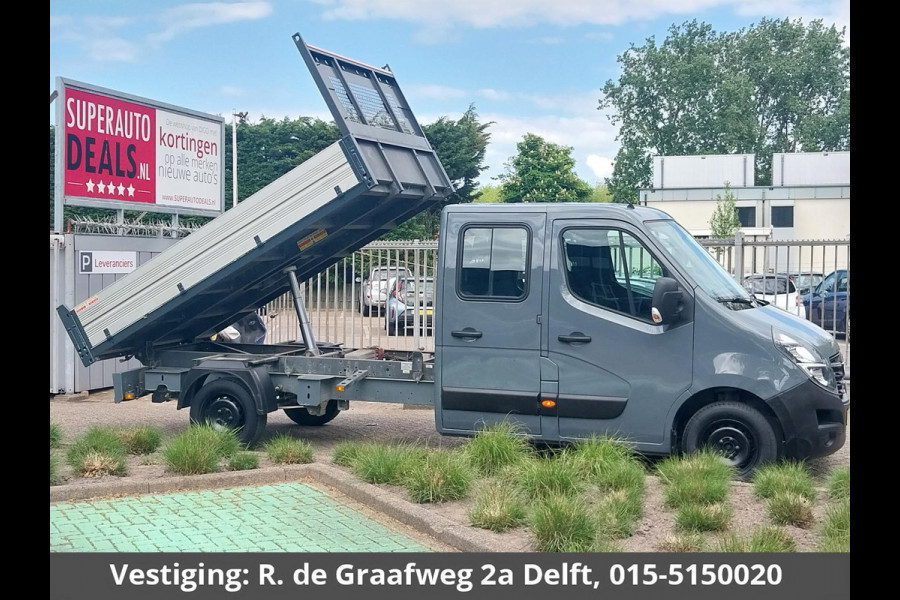 Opel Movano 2.3 CDTI BiTurbo L3 DC Kipper (ex.BTW) Dubbele Cabine | Airco | Elektrische ramen |