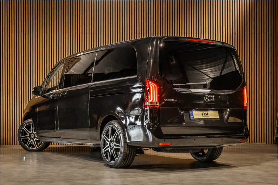 Mercedes-Benz V-Klasse 220d Extra Lang DC | Elek schuifdeuren | Navigatie | Stoelverwarming | Lederen bekleding | PDC | Trekhaak | Cruise control | Nieuwe remmen rondom | Nieuwe APK