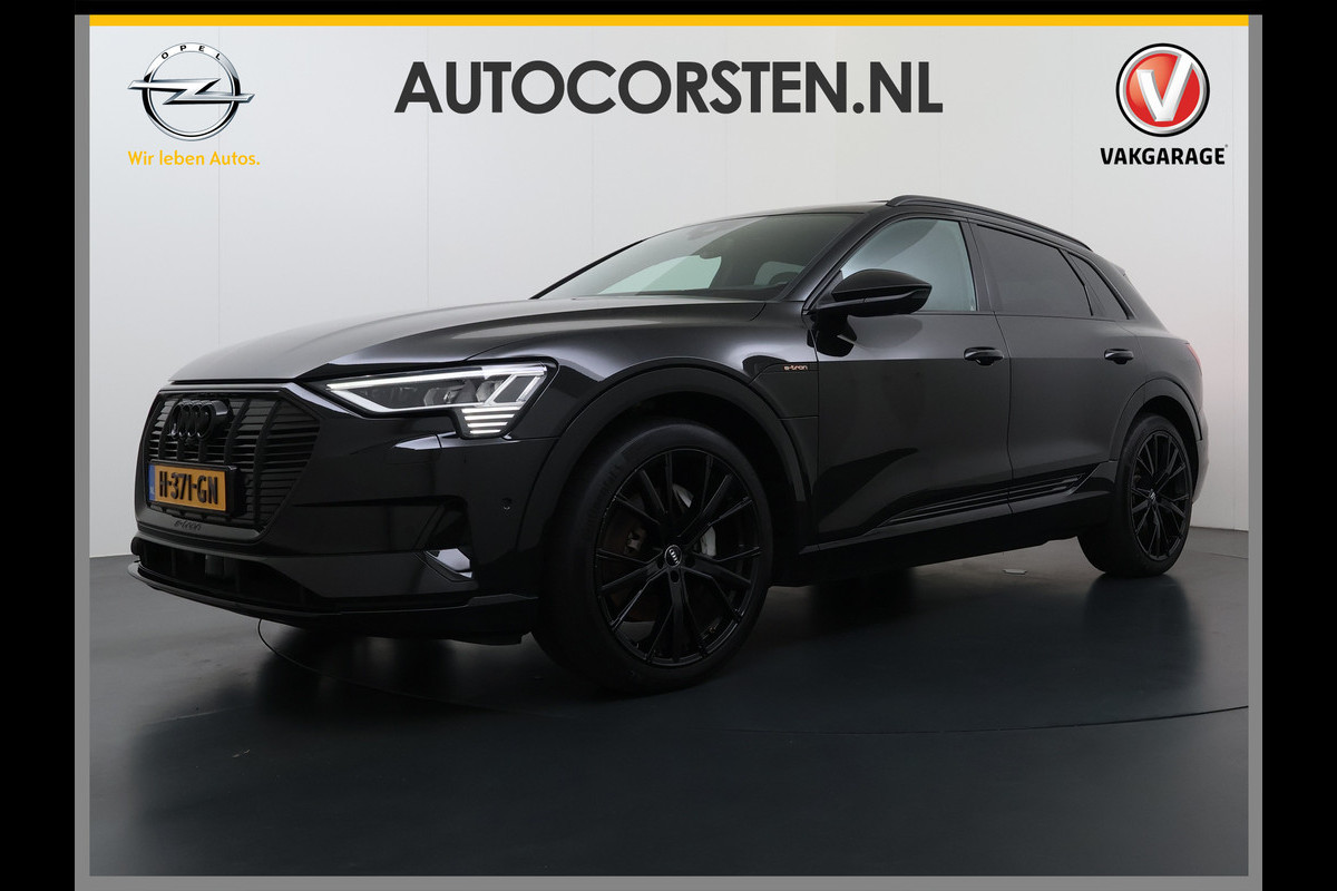 Audi e-tron 55 Quattro 95 kWh SOH 89% Panoramadak Lmv 22" Head-Up Adap.Cruise Bang&Olufsen® 4-Zone Ecc Navi 360°Camera Apple Carplay Android Stoel+Achterbankverwarming Privacy Glas DAB Elek.Achterklep Matrix-Led Keyless Zeer complete Audi!